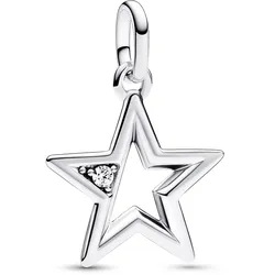 Pandora 793032C01 Anhänger Silber Funkelnder Stern