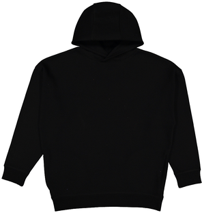 LAT LAT6956 Luxury Heavy Hoodie in Black size 2XL   60/40 Cotton/Polyester 6956