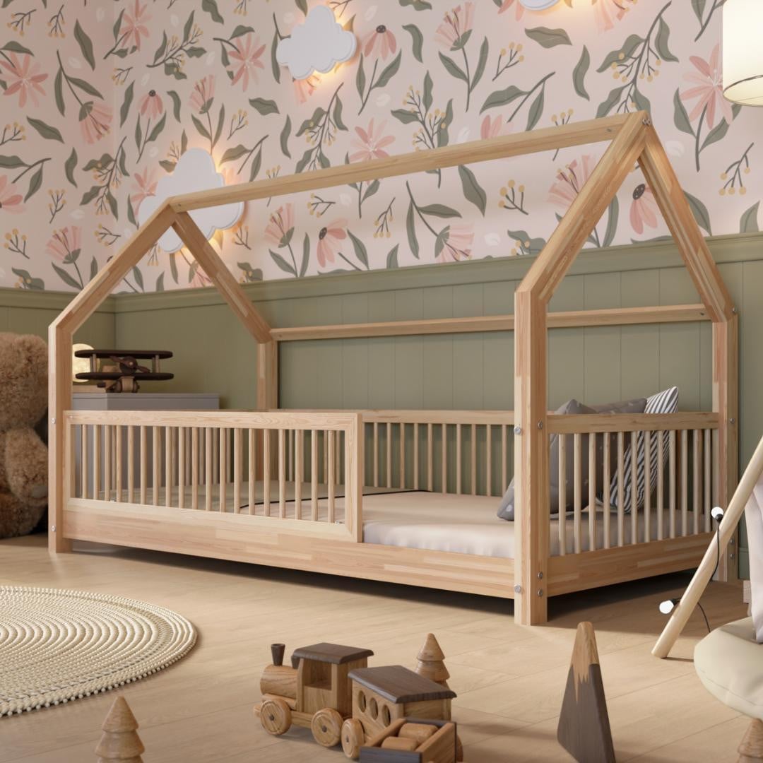 Crazy Folly Crazy Pine Montessori kinderbed van massief grenenhout, 90 x 200 cm