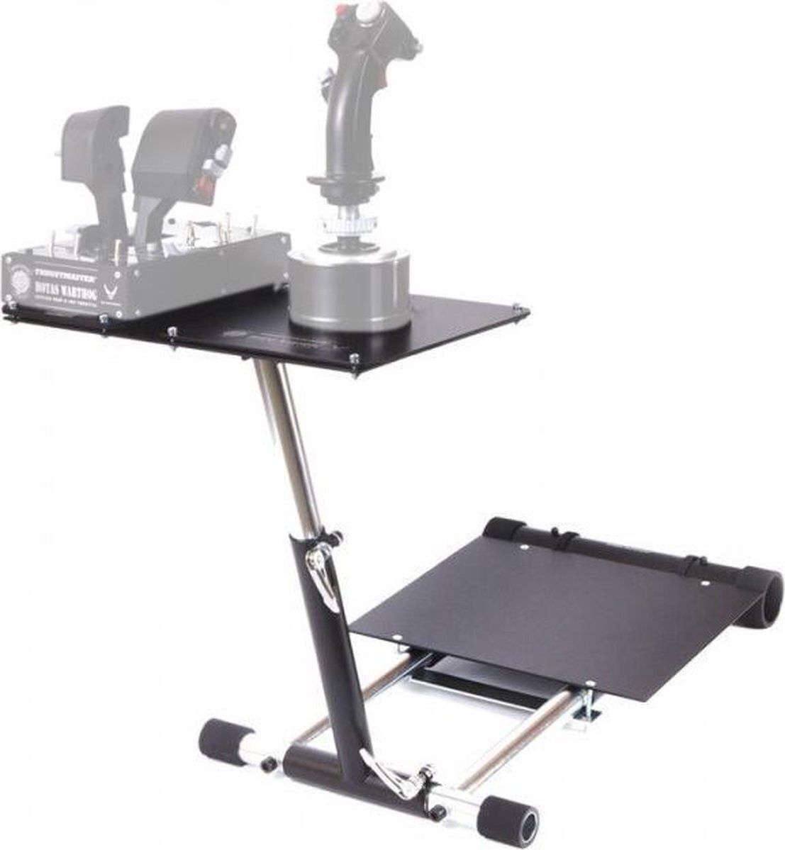 Wheel Stand Pro Deluxe V2 zwart compatibel met Thrustmaster HOTAS Warthog en Saitek X52/Pro X55
