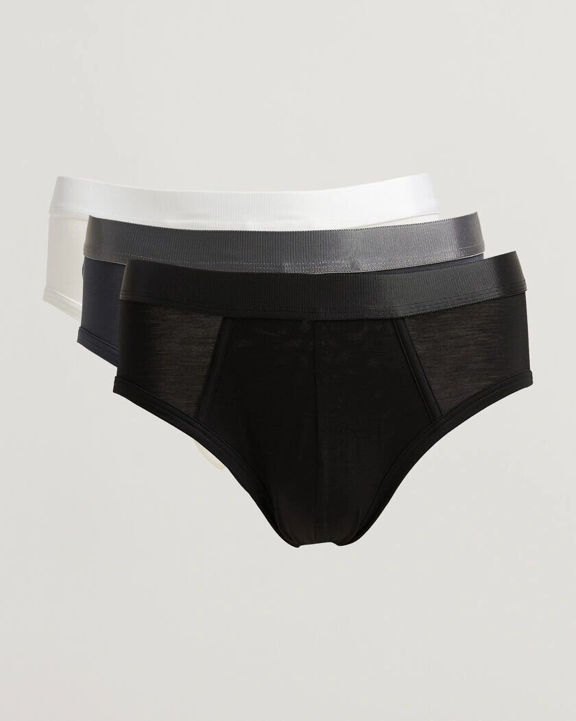 CDLP 3-Pack Y-Brief Warm Charcoal/Black/White