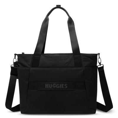 Wickeltasche HUGGIES BABYWEAR "TD-BAG", Baby, schwarz, Web, Baumwollmischung, unifarben, Taschen, mit extra Wickelunterlage