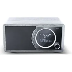 Sharp DR-450GR (DAB, DAB+, FM, Bluetooth), Radio, Silber, Grau