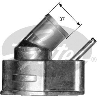 Gates Thermostat, Kühlmittel Th14992g1 Für Standard Automobile Vaughall
