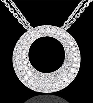 Edenly Collier Kassiopeia in Weissgold - 1.55 Karat - 104 Diamanten