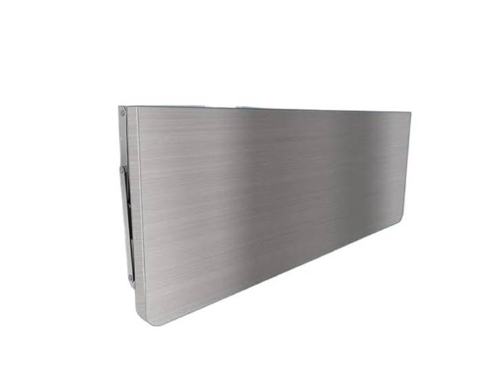 DJSKLDF Wandmontierter Klapptisch Klapptisch aus Edelstahl, platzsparender Esstisch for die Küche(60x30cm)