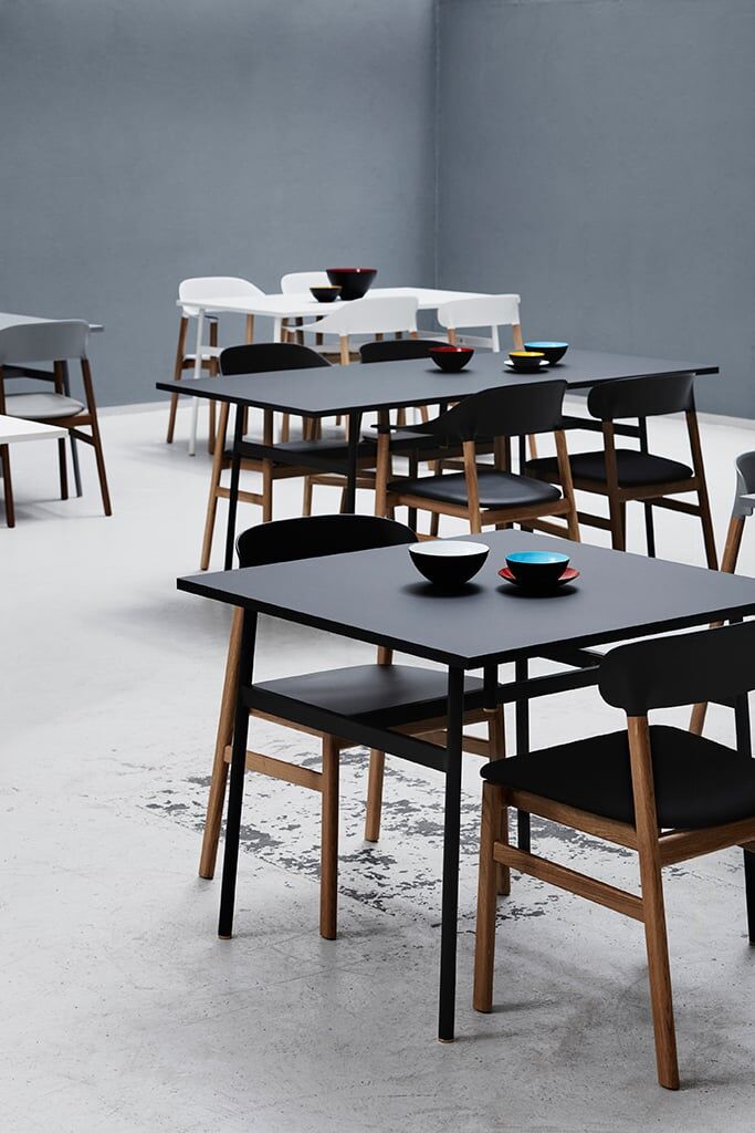 Normann Copenhagen Armlehnstuhl (dusty green, Eiche dunkel gebeizt, Kunsts... dusty green   Eiche dunkel gebeizt   Kunststoff