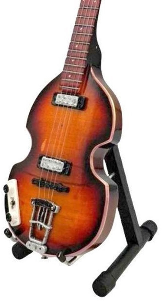 Miniatuur replica Höfner basgitaar van Paul McCartney - The Beatles