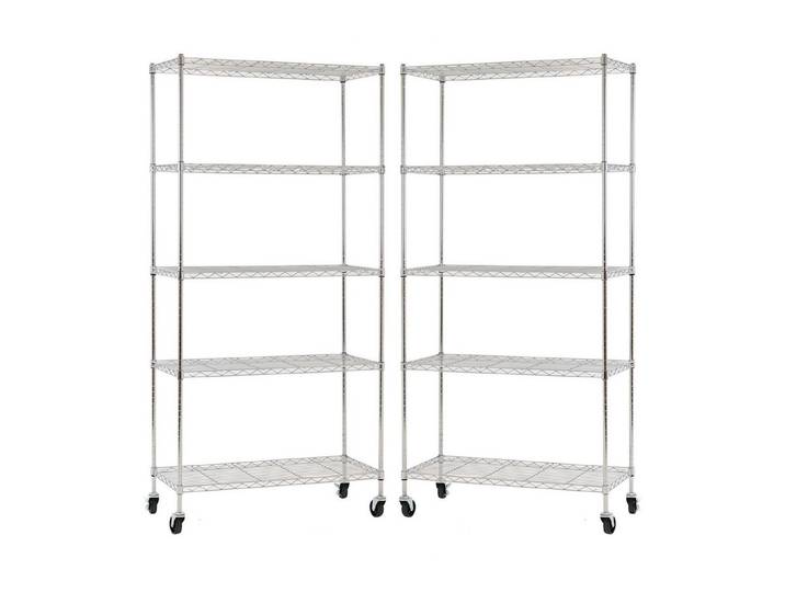 PROREGAL® Standregal Gitterregal HADES Rollen