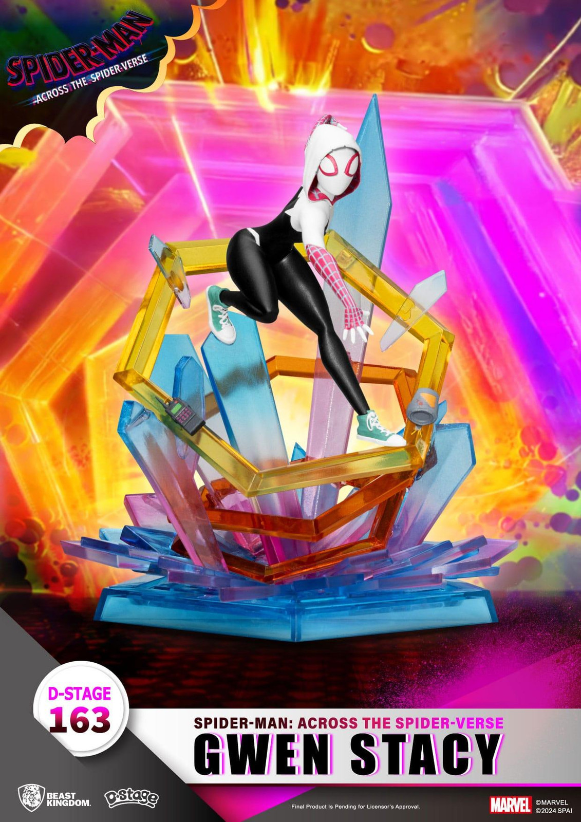 Beast Kingdom Toys Marvel D-Stage PVC Diorama Spider-Man: Across the Spider-Verse Gwen Stacy 15 cm