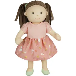 Heless - Stoffpuppe ''Lucie'' mit Kleidchen zum An- und Ausziehen, 32 cm