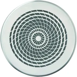 VAILLANT Design Abdeckblende rund Durchmesser 125 mm Vortex Edelstahl
