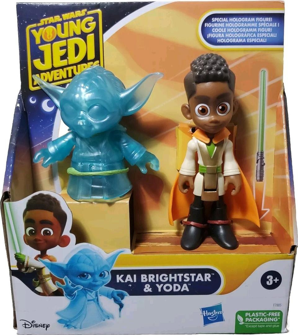 Hasbro Star Wars Young Jedi Set: Kai en Yoda figuurtjes, 2-delig set