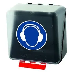 Midibox für Gehörschutz, transparent