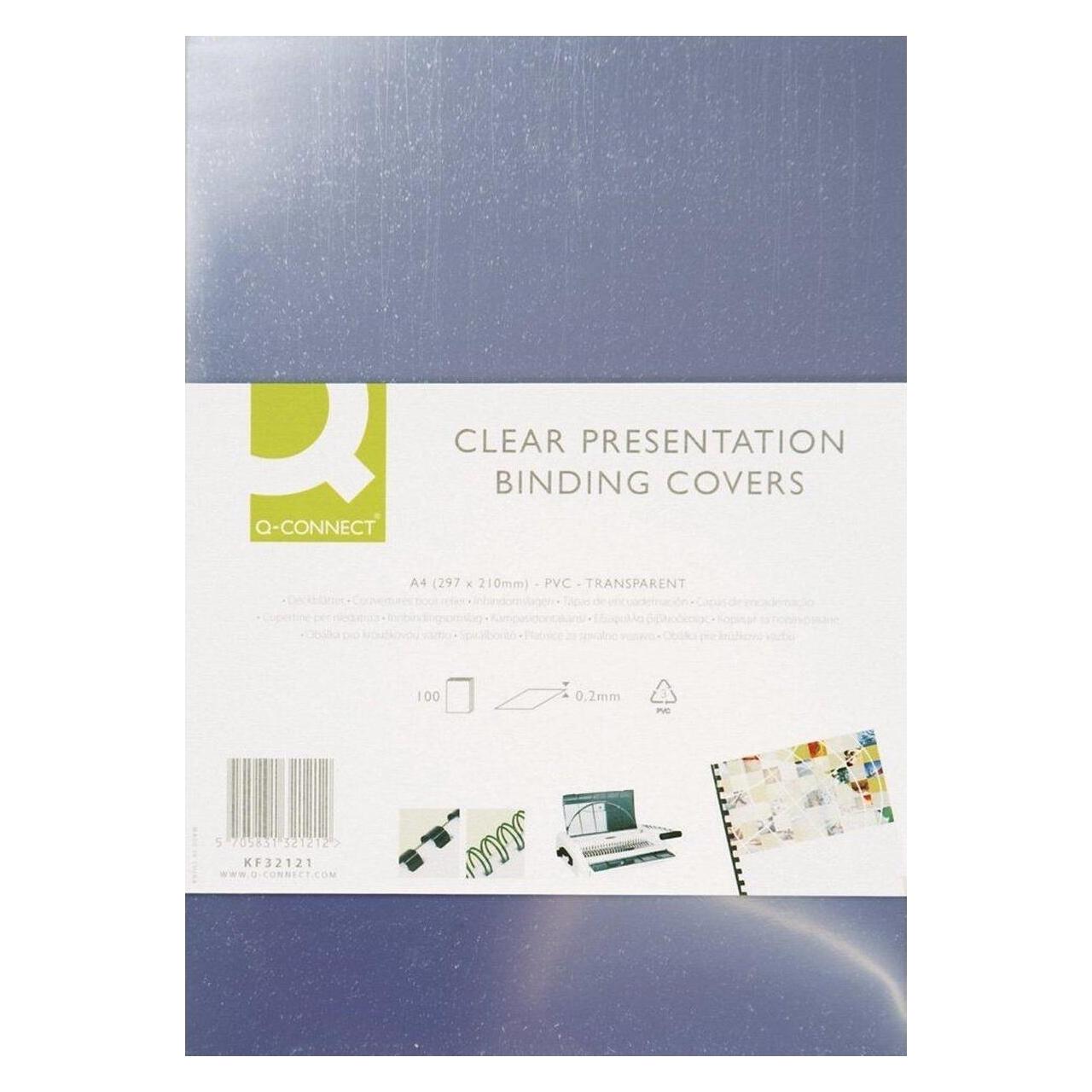 Q-Connect Einbandfolien (KF32121)