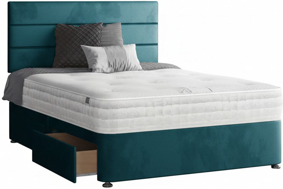 17 Stories Hayder Upholstered Bed Mallard Single (3')