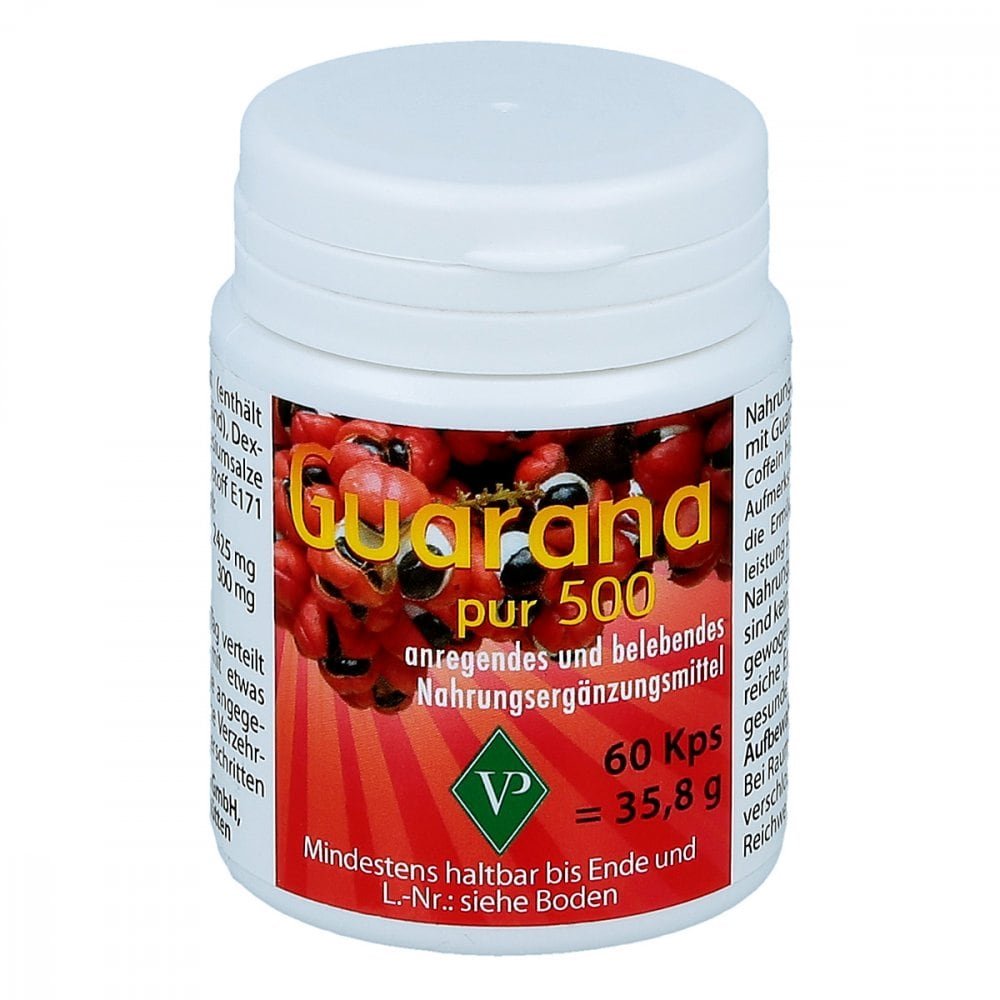 Velag Pharma GmbH Guarana Pur 500 Kapseln 01340904