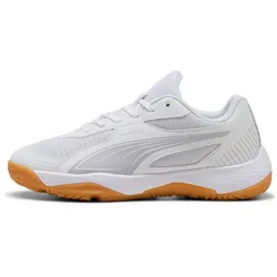 PUMA Solarflash III Hallenschuhe Kinder 07 - PUMA white/lilac crush/berry 35