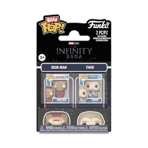 Funko Bitty POP! Marvel Iron Man & Thor 2-pack figuurtjes