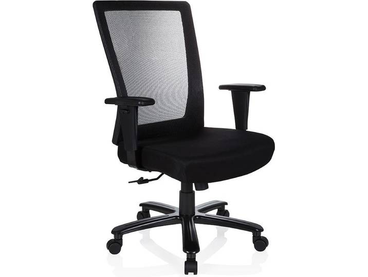 XL bureaustoel XXL EXTENDER Netstof / stof zwart hjh OFFICE