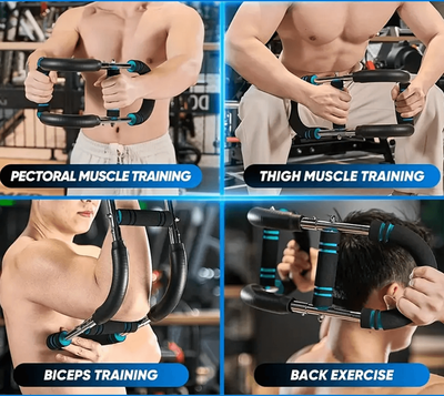 Inspire Essentials 40KG U Shape Power Twister Arm Trainer For Full Upper Body Strength 40KG U Shape Power Twister Arm Trainer For Full Upper Body Strength