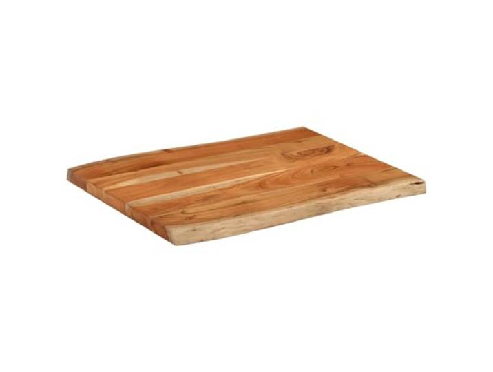 GKHPYURE Rechteckige Tischplatte 70 x 60 x 3,8 cm Akazienholz lebendige Massives Akazienholz, rustikale Oberfläche, glatte Oberfläche, vielseitige Verwendung, nur Tischplatte
