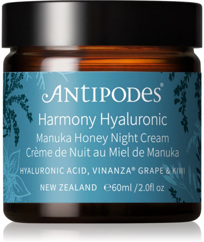 Antipodes Harmony Hyaluronic Manuka Honey Night Cream hydrating night cream 60 ml