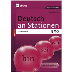 Deutsch an Stationen SPEZIAL Grammatik 9-10, Schulbücher von Yvonne Scherer