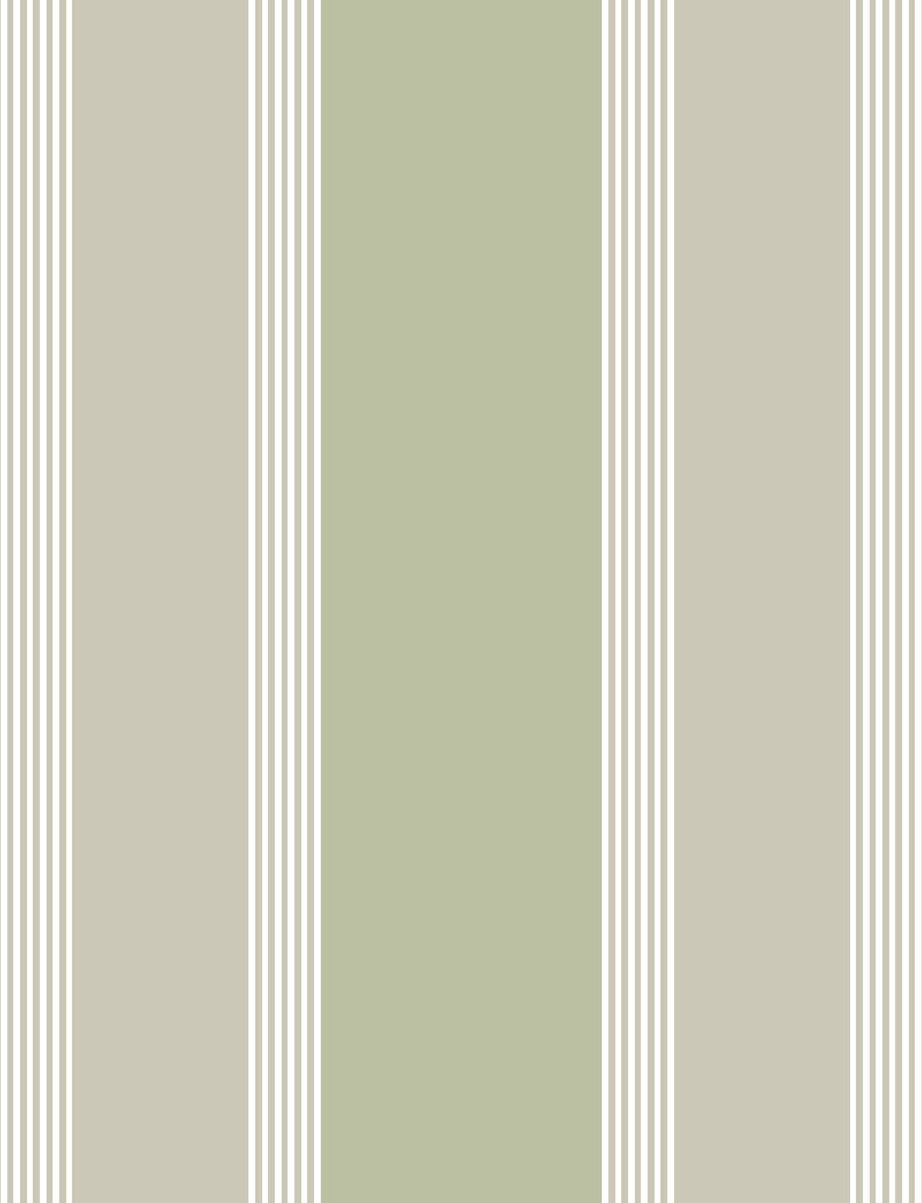 Borough Wharf Pemberville 10.05m x 53cm Matte Wallpaper Roll Green
