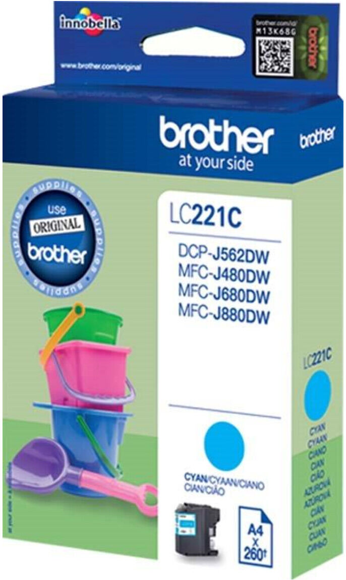 Brother Tintenpatrone LC-221C cyan (LC221C)