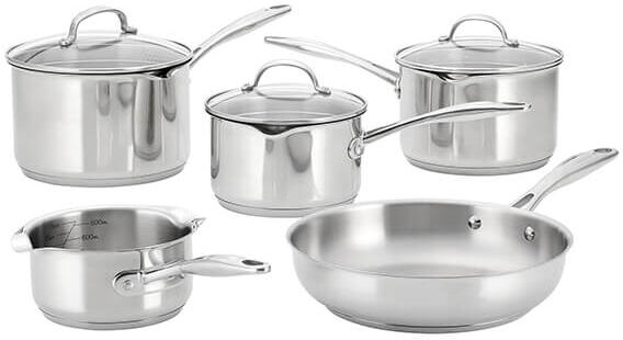 Stellar 7000 Profile 5 Piece Draining Cookware Set