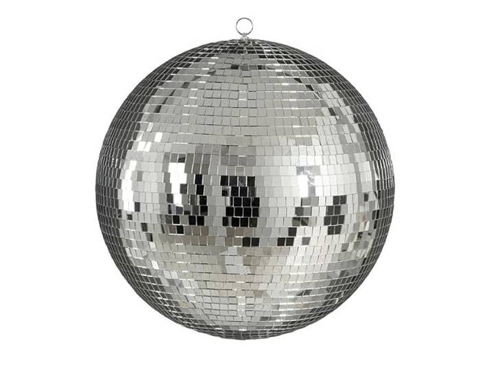 Boule Disco de Noël - Diamètre 50 cm - Argenté
