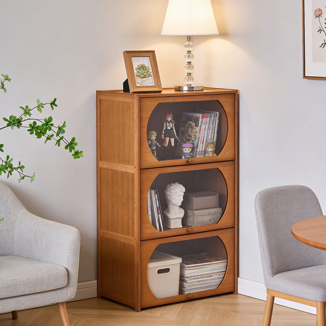 Rebrilliant Bookcase Nature Wood 101.5cm H X 58cm W X 33cm D