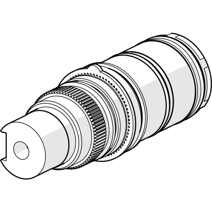 Hansa Tempra Regelteil AP 1/2" Niro 59913543 G1/2