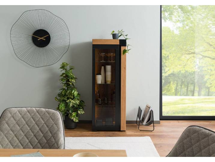 Buffet Chêne sauvage 53x45x144 naturel huilé ROTTERDAM #102
