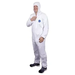 Chemie-Schutzoverall Typ 5/6 "Tyvek® 500 Classic Xpert" - L - Weiß