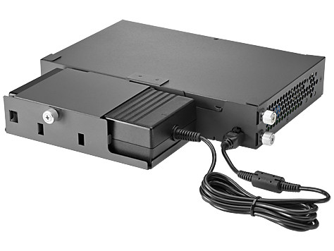 HPE 2530 8-poorts switch met stroomadapterhouder en voeding