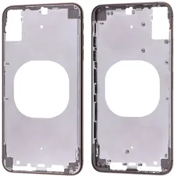 Goldene Rückenabdeckung ohne Glas, passend für iPhone XS Max