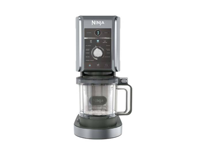 Ninja NC502CH CREAMI Deluxe Glacémaschine Schwarz/Silber