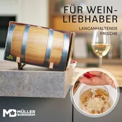 Weinhaus Müller Bornheim Pfalz Müller Thurgau Weißwein halbtrocken 11,5 % vol. 5 Liter Bag in Box