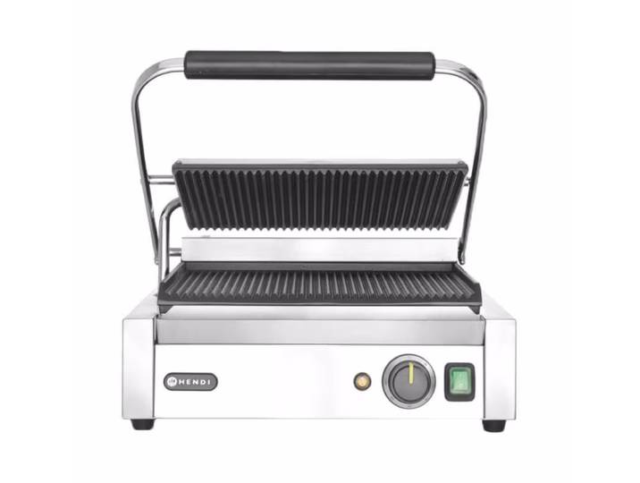Hendi Kontaktgrill - Panini Gastro Kontaktgrill – Gastro Grill/Griddleplatte