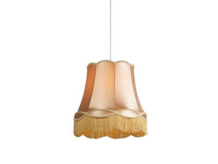 Qazqa granny - Suspension - 1 lumière - Ø 450 mm - Doré/Laiton - Rétro - éclairage intérieur - Salon I Chambre I Cuisine I Salle à manger