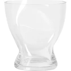 Squeeze Gebogene Vase 18 cm durchsichtig