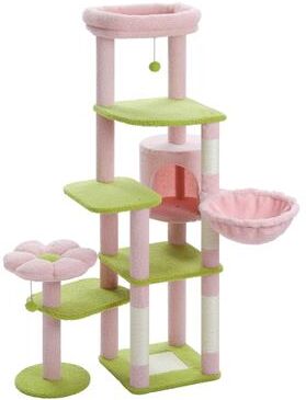 Uplifted Finds Jumbo Deluxe Multi Level Tall Cat Tower amt0233 Pk