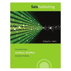 Andreas Wolfers, Ratgeber