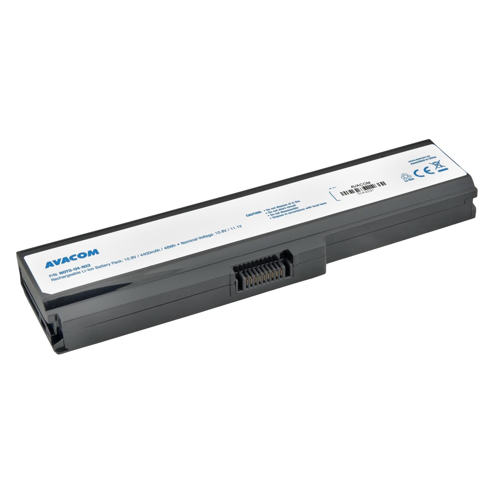 Avacom NOTO-U4-N22 notebook spare part Battery (6 Zellen, 4400 mAh) (NOTO-U4-N22)