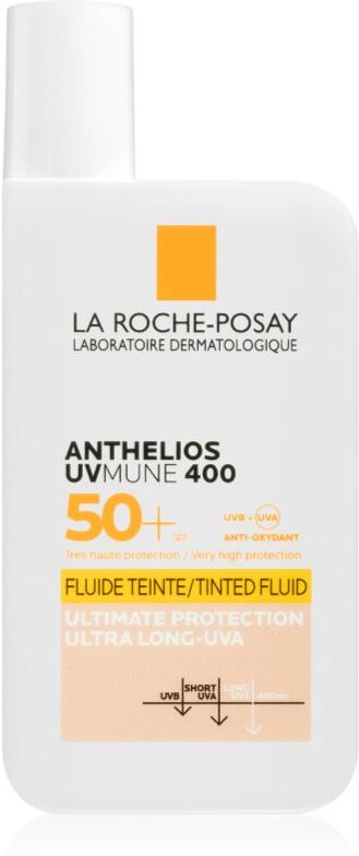 La Roche-Posay Anthelios UVMUNE 400 schützendes getöntes Gesichtsfluid SPF 50+ 50 ml