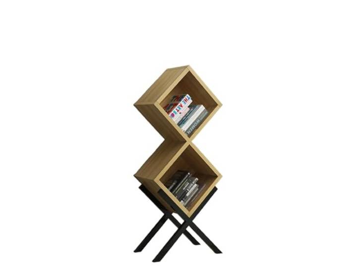 CYairong-22 Bücherregal Modische kreative Kombination Bücherregal Eisen Lagerung Rotwein bodenstehendes Lagerregal modern Moderne Ausstellungsregale(Klein)