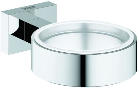 Grohe Essentials Cube Halter 40508001 chrom, für Glas, Seifenpender oder Seifenschale