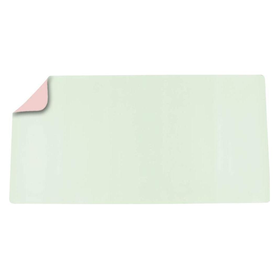 Deflecto Schreibtischunterlage Kunstleder, Leder, PVC Grün, Rosa (60 x 120 cm) (DM12060P/G)